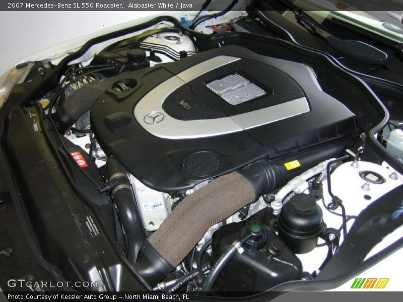Alabaster White / Java 2007 Mercedes-Benz SL 550 Roadster