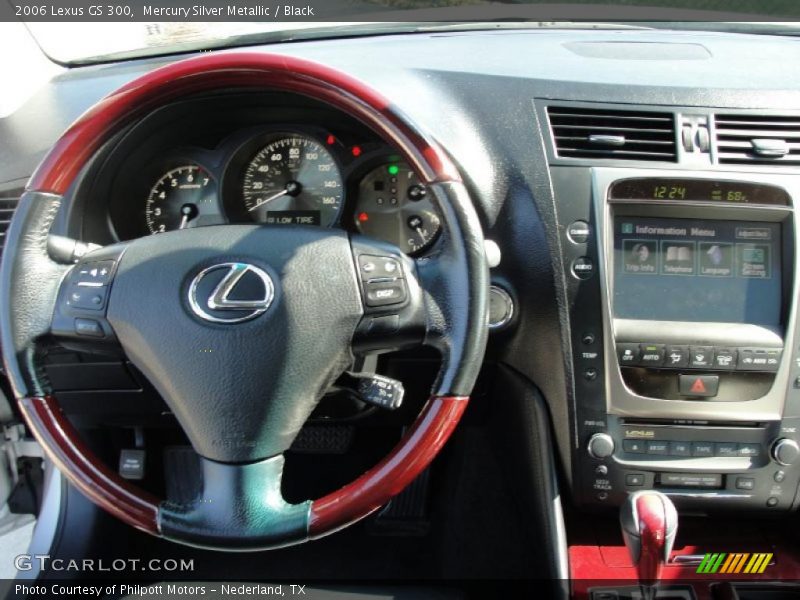 Mercury Silver Metallic / Black 2006 Lexus GS 300
