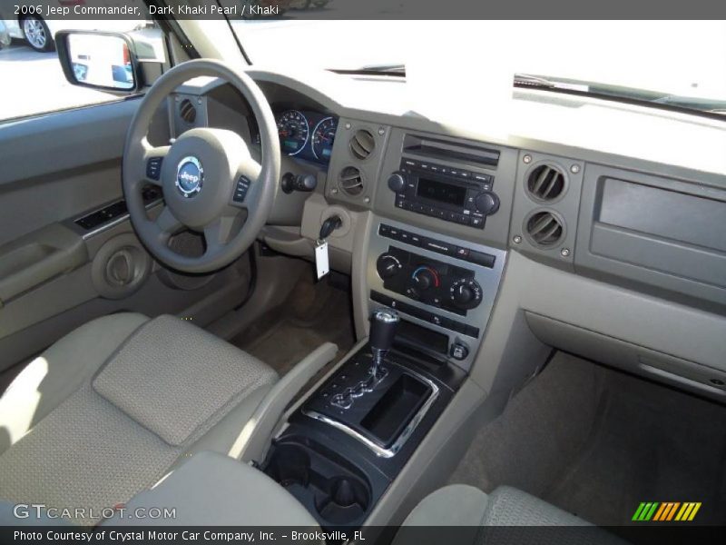 Dark Khaki Pearl / Khaki 2006 Jeep Commander