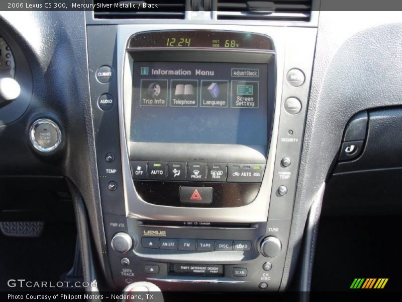 Mercury Silver Metallic / Black 2006 Lexus GS 300