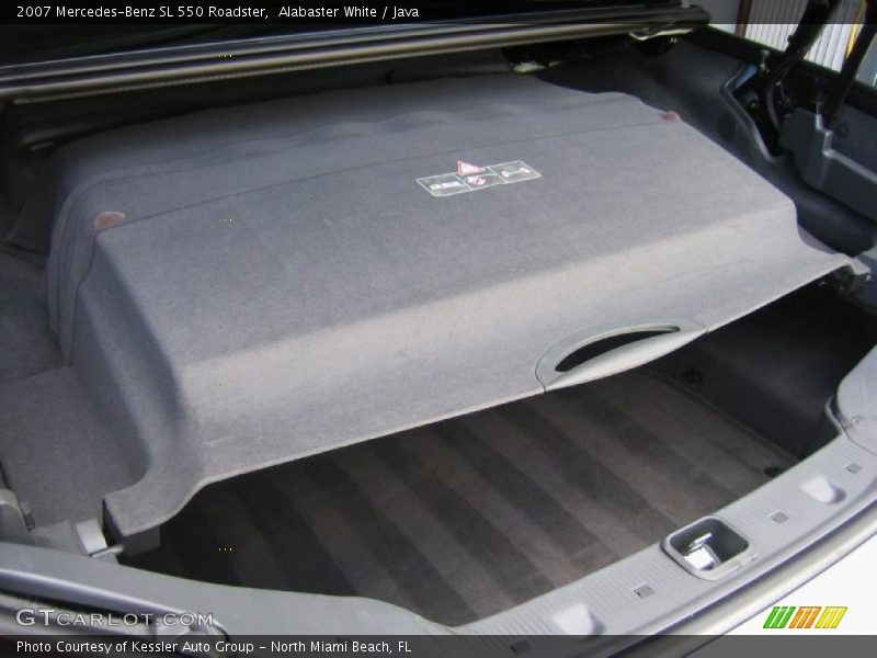 Alabaster White / Java 2007 Mercedes-Benz SL 550 Roadster
