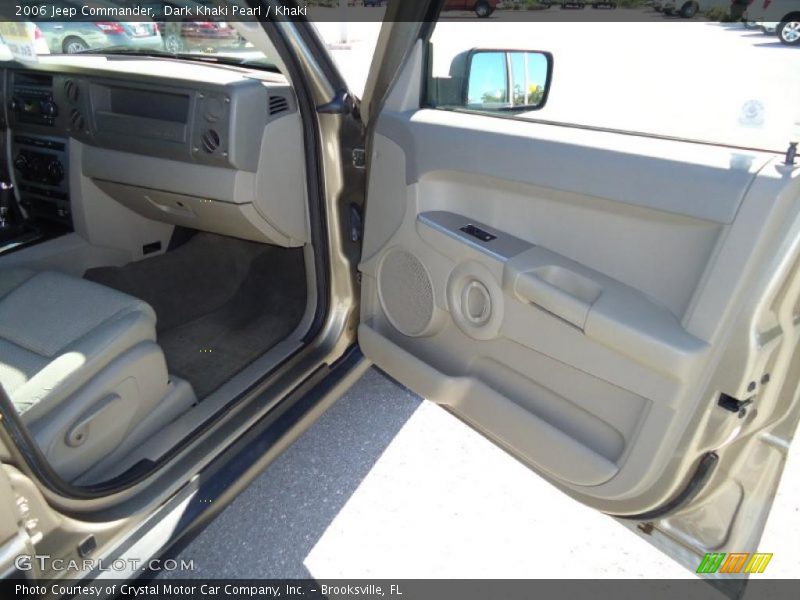 Dark Khaki Pearl / Khaki 2006 Jeep Commander