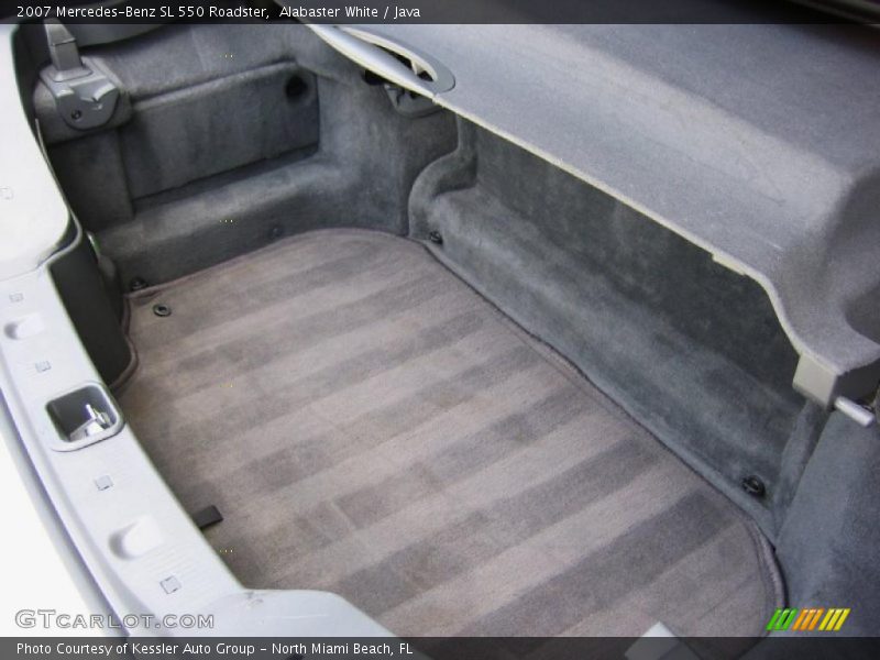 Alabaster White / Java 2007 Mercedes-Benz SL 550 Roadster