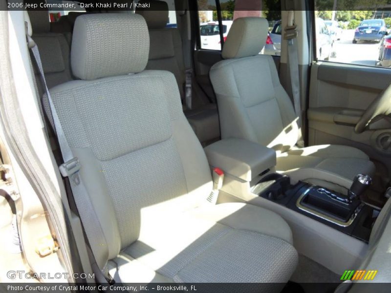 Dark Khaki Pearl / Khaki 2006 Jeep Commander