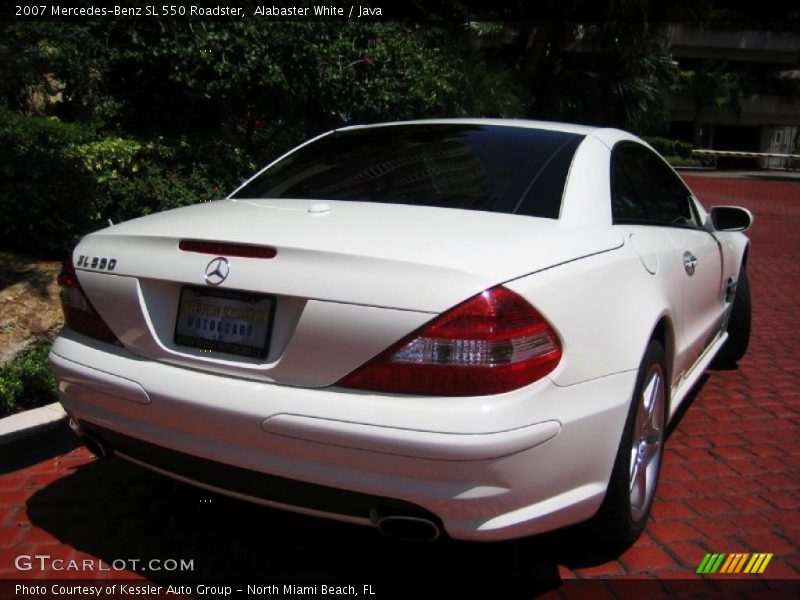 Alabaster White / Java 2007 Mercedes-Benz SL 550 Roadster