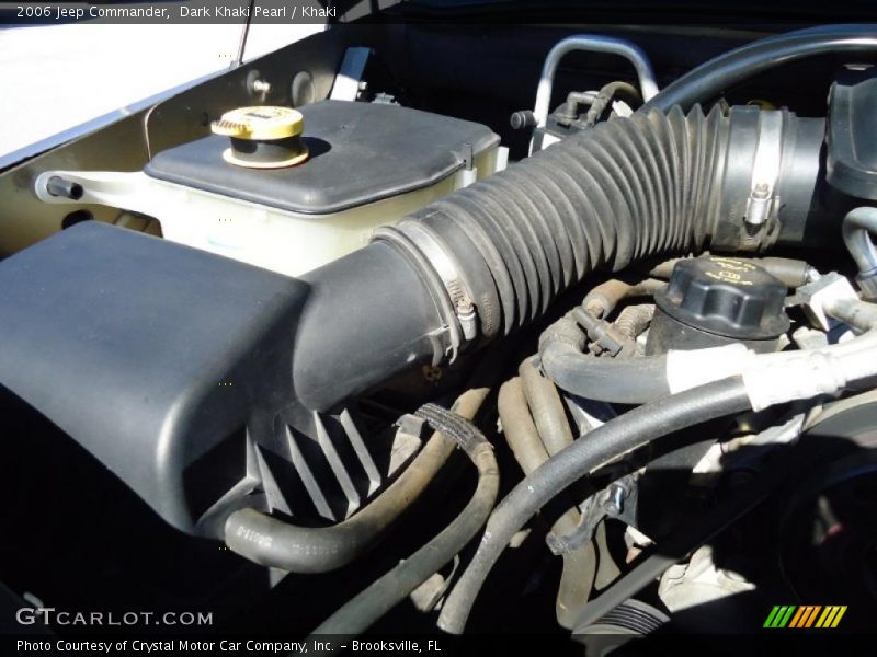 Dark Khaki Pearl / Khaki 2006 Jeep Commander