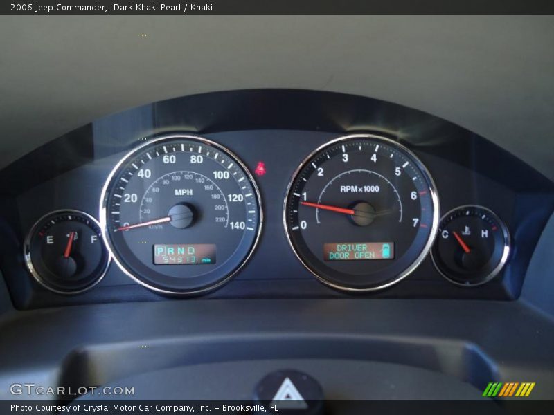 Dark Khaki Pearl / Khaki 2006 Jeep Commander
