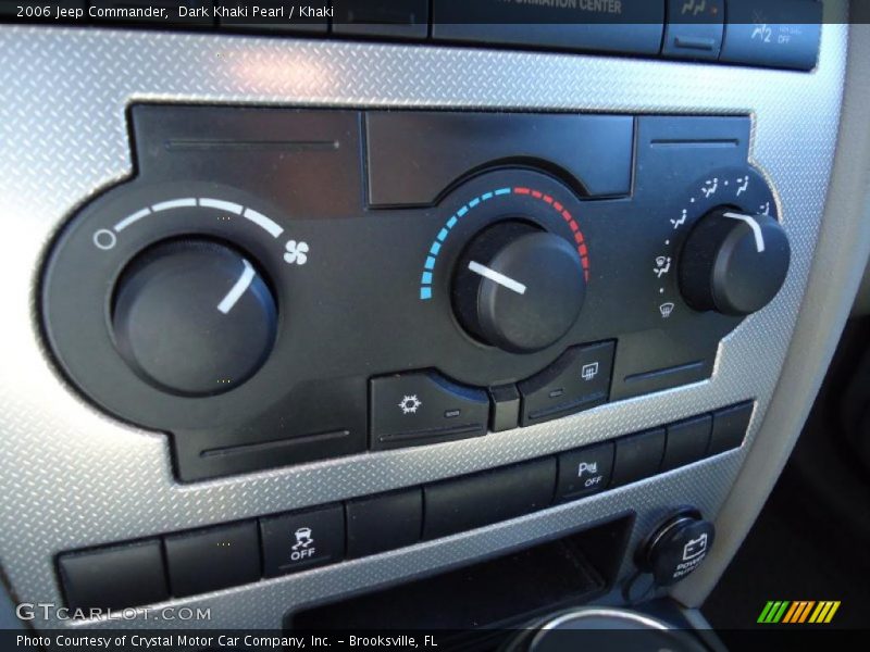 Dark Khaki Pearl / Khaki 2006 Jeep Commander