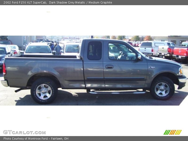 Dark Shadow Grey Metallic / Medium Graphite 2002 Ford F150 XLT SuperCab