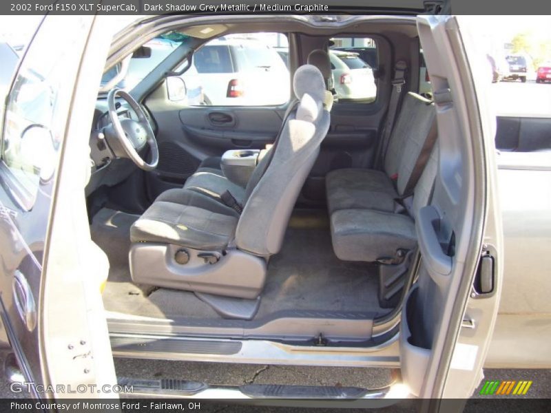  2002 F150 XLT SuperCab Medium Graphite Interior