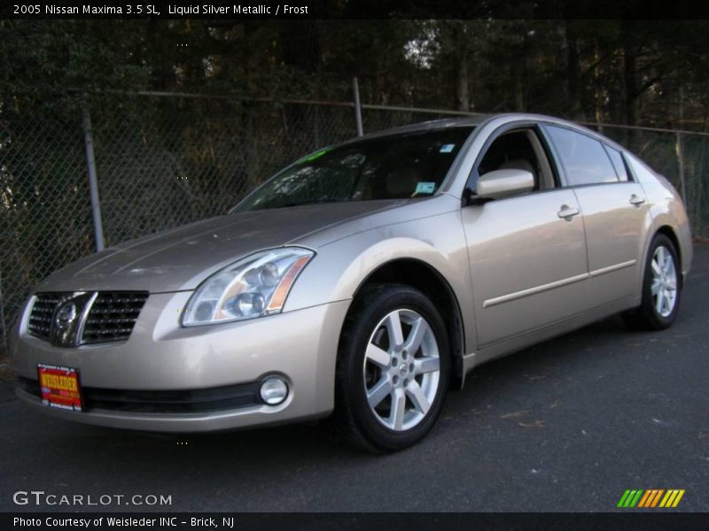 Liquid Silver Metallic / Frost 2005 Nissan Maxima 3.5 SL