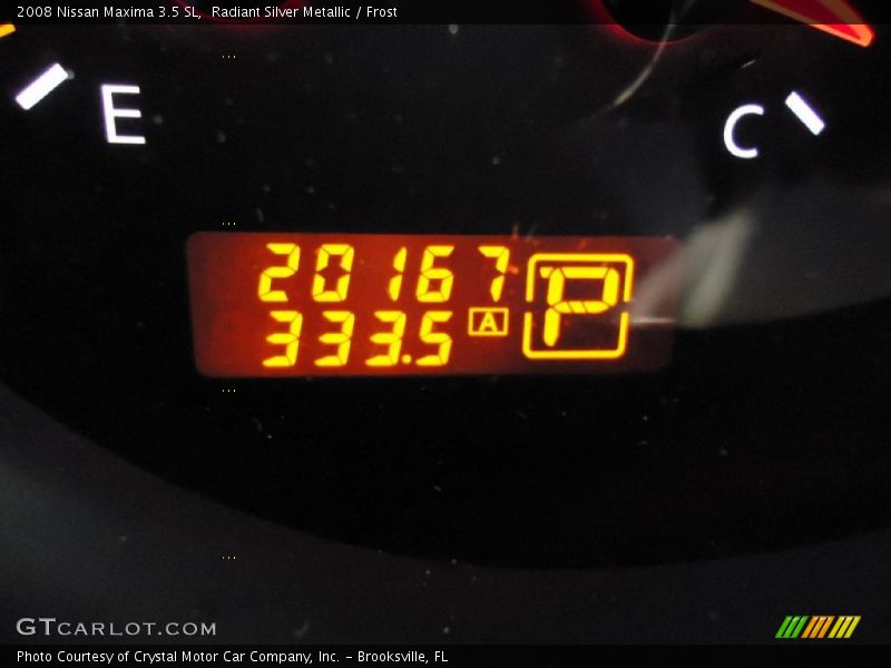 Radiant Silver Metallic / Frost 2008 Nissan Maxima 3.5 SL