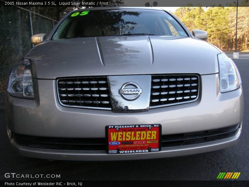 Liquid Silver Metallic / Frost 2005 Nissan Maxima 3.5 SL