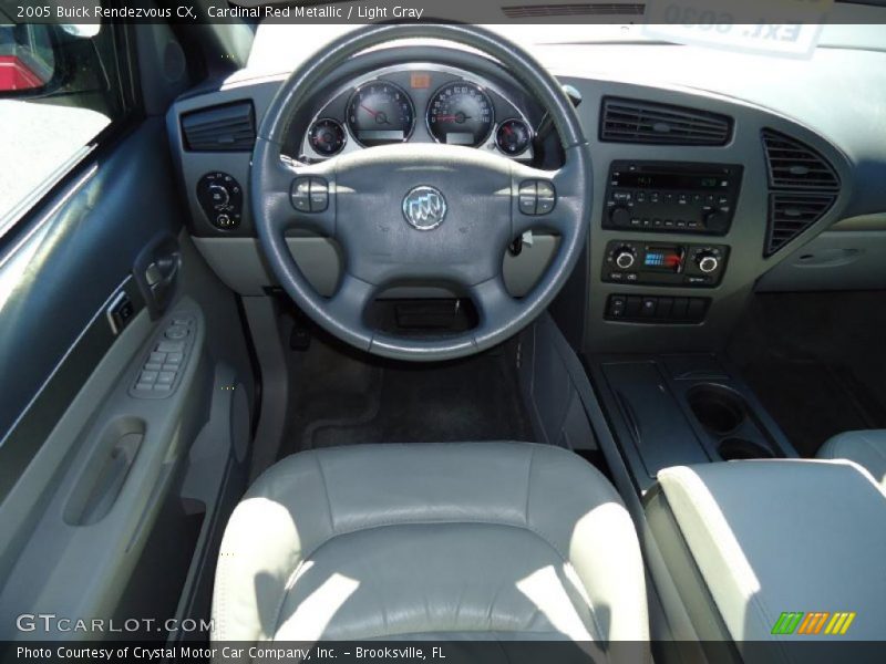 Cardinal Red Metallic / Light Gray 2005 Buick Rendezvous CX