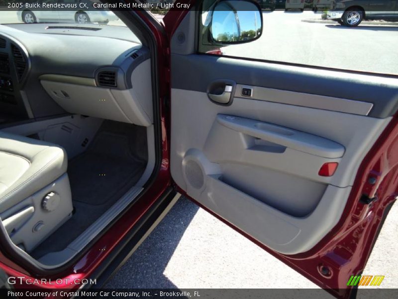 Cardinal Red Metallic / Light Gray 2005 Buick Rendezvous CX