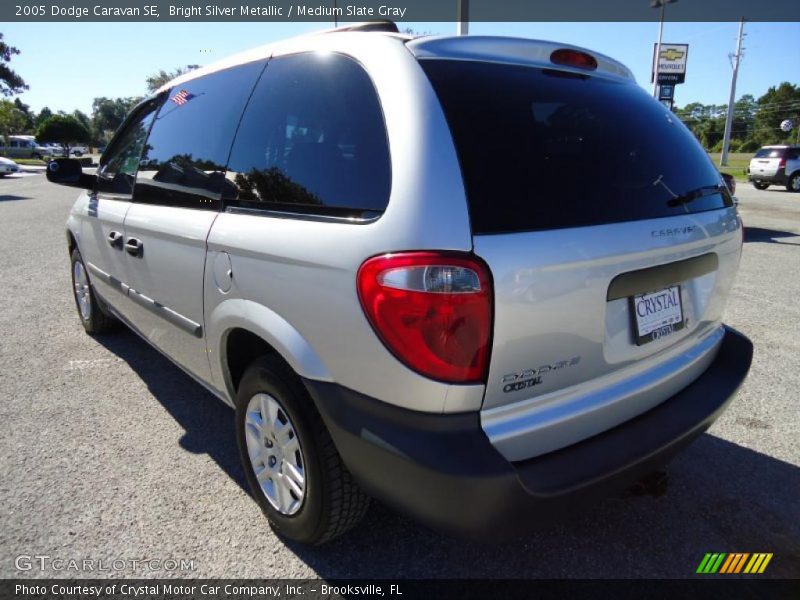 Bright Silver Metallic / Medium Slate Gray 2005 Dodge Caravan SE