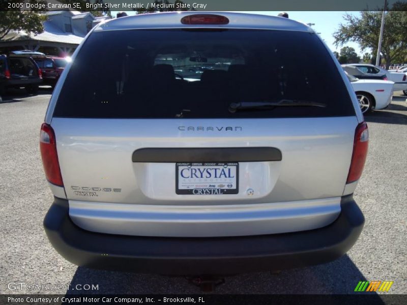 Bright Silver Metallic / Medium Slate Gray 2005 Dodge Caravan SE