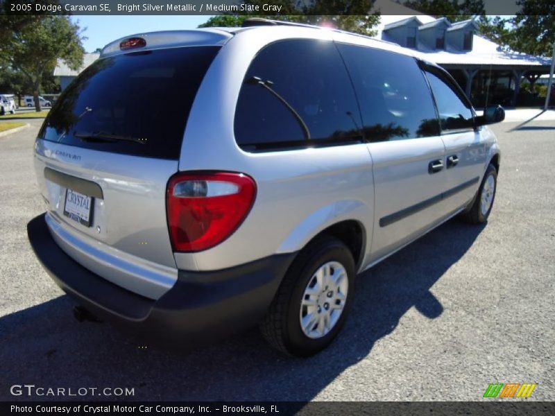 Bright Silver Metallic / Medium Slate Gray 2005 Dodge Caravan SE