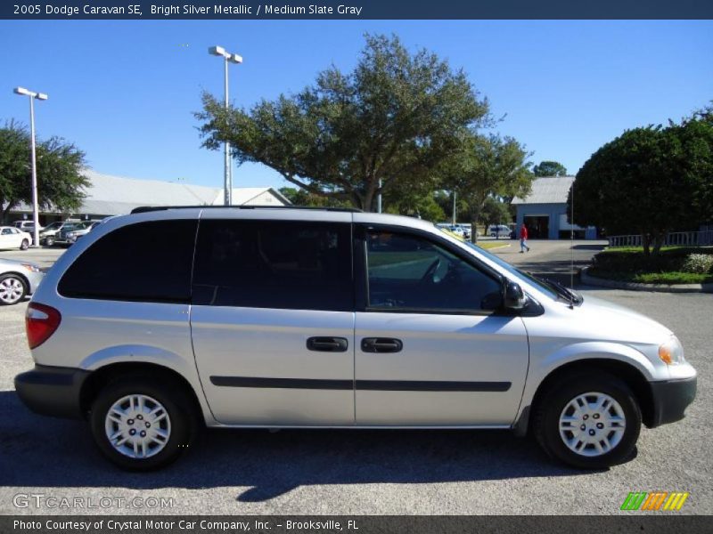 Bright Silver Metallic / Medium Slate Gray 2005 Dodge Caravan SE