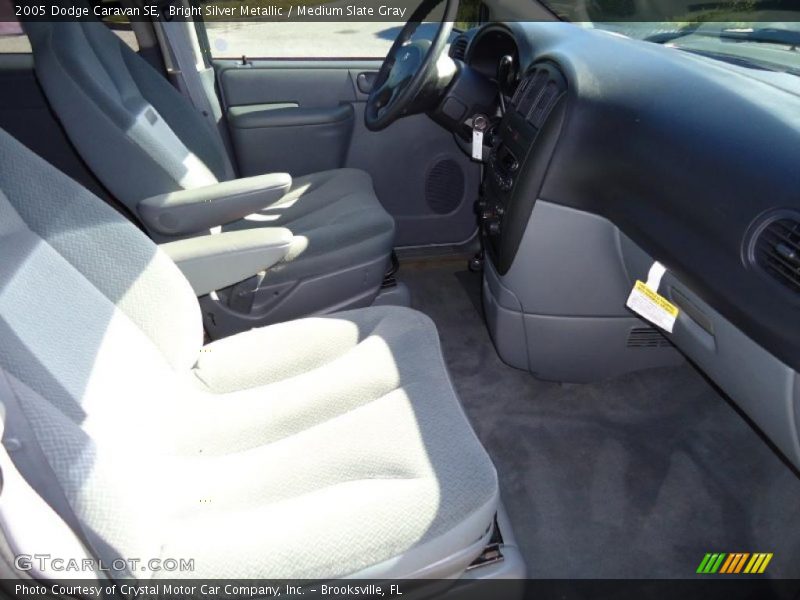 Bright Silver Metallic / Medium Slate Gray 2005 Dodge Caravan SE