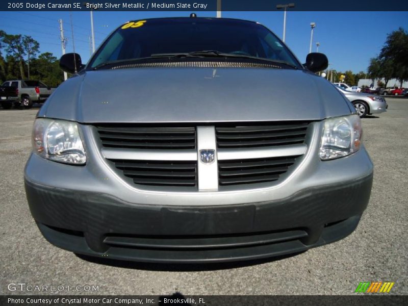 Bright Silver Metallic / Medium Slate Gray 2005 Dodge Caravan SE