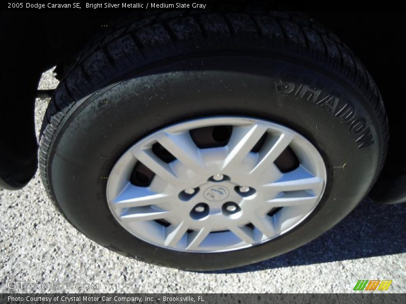 Bright Silver Metallic / Medium Slate Gray 2005 Dodge Caravan SE