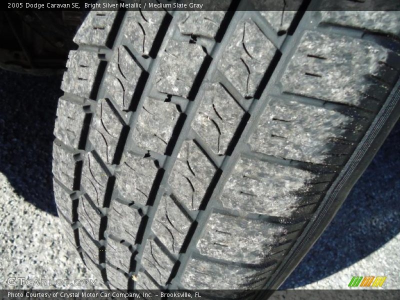 Bright Silver Metallic / Medium Slate Gray 2005 Dodge Caravan SE
