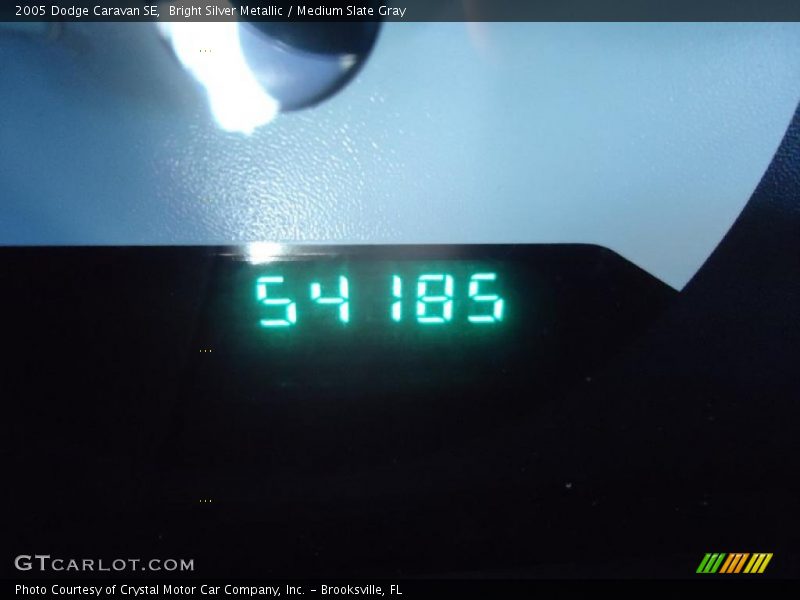 Bright Silver Metallic / Medium Slate Gray 2005 Dodge Caravan SE