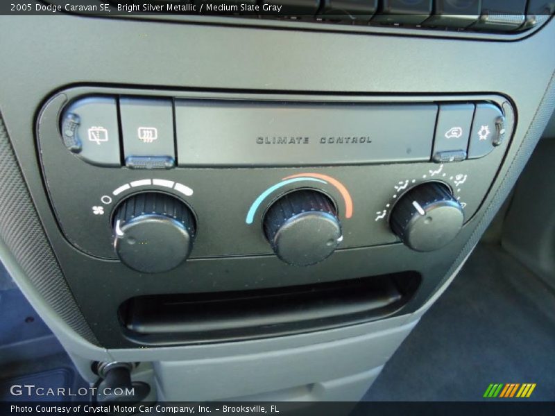 Bright Silver Metallic / Medium Slate Gray 2005 Dodge Caravan SE