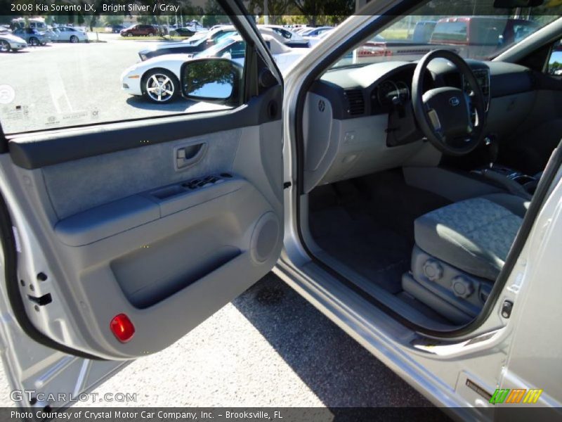 Bright Silver / Gray 2008 Kia Sorento LX