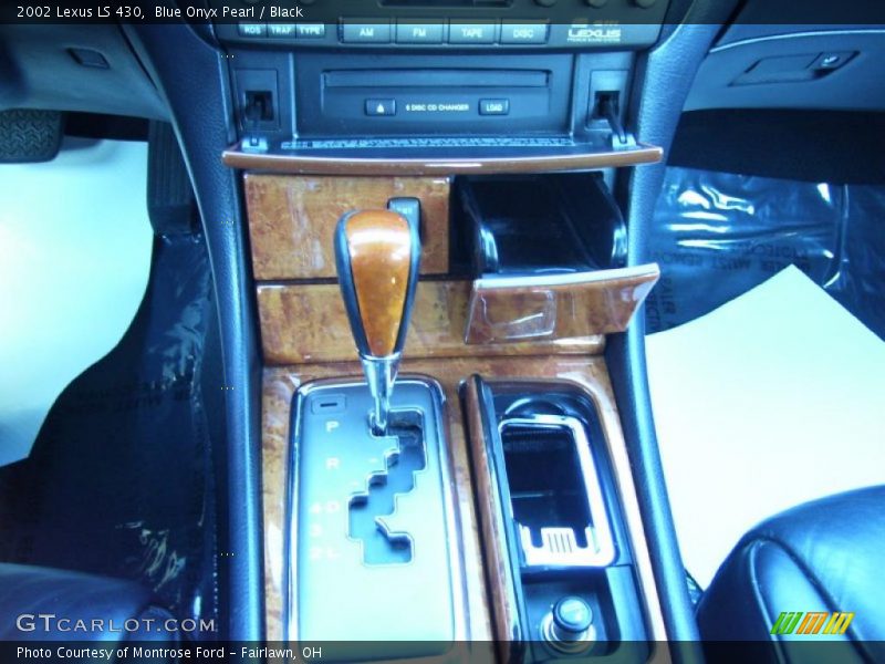 Blue Onyx Pearl / Black 2002 Lexus LS 430