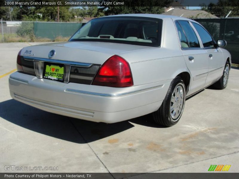 Smokestone Metallic / Light Camel 2008 Mercury Grand Marquis GS