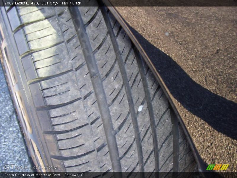 Blue Onyx Pearl / Black 2002 Lexus LS 430