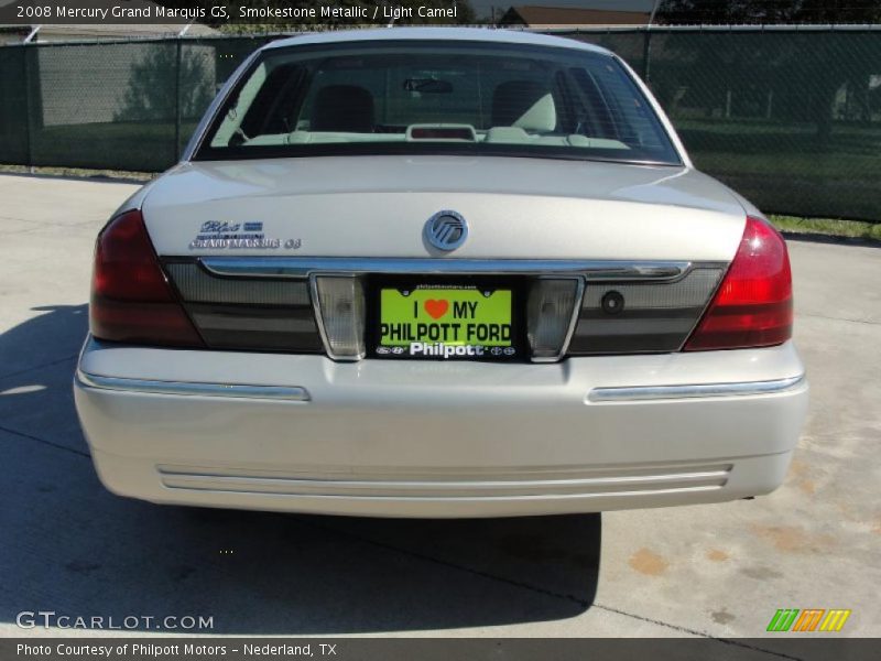 Smokestone Metallic / Light Camel 2008 Mercury Grand Marquis GS