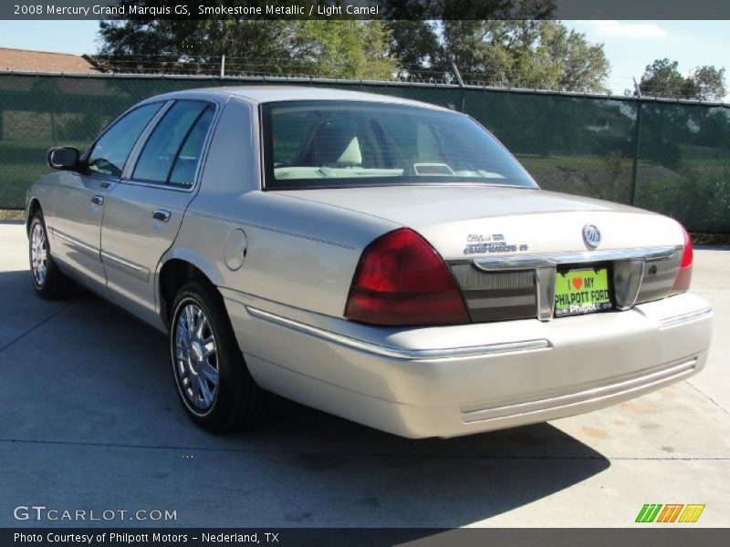 Smokestone Metallic / Light Camel 2008 Mercury Grand Marquis GS