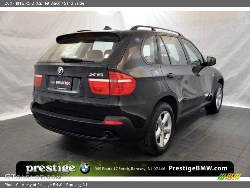 Jet Black / Sand Beige 2007 BMW X5 3.0si