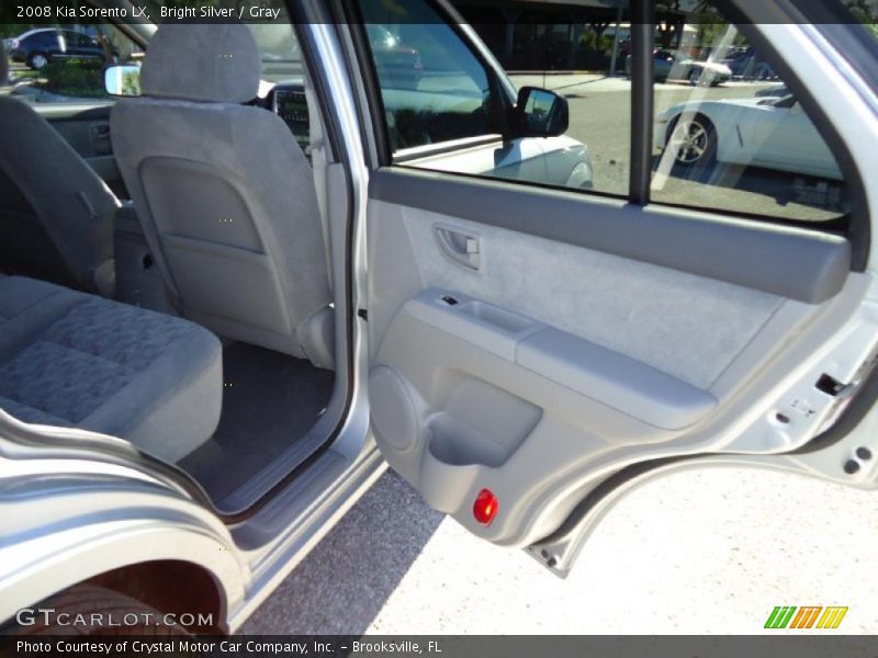 Bright Silver / Gray 2008 Kia Sorento LX