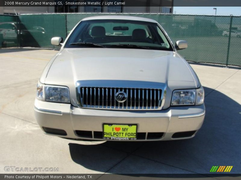 Smokestone Metallic / Light Camel 2008 Mercury Grand Marquis GS