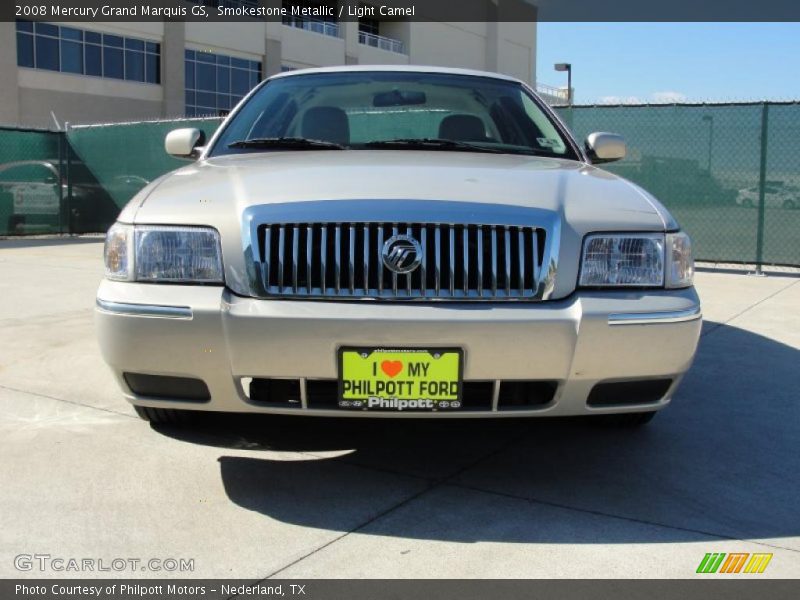 Smokestone Metallic / Light Camel 2008 Mercury Grand Marquis GS