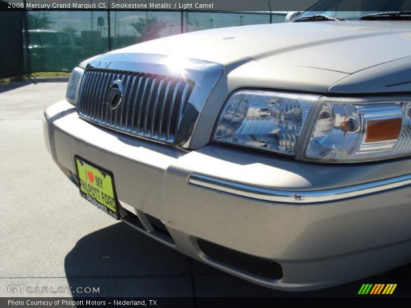 Smokestone Metallic / Light Camel 2008 Mercury Grand Marquis GS
