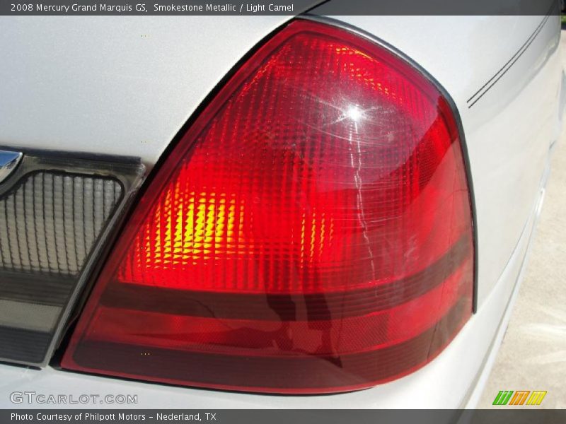 Smokestone Metallic / Light Camel 2008 Mercury Grand Marquis GS