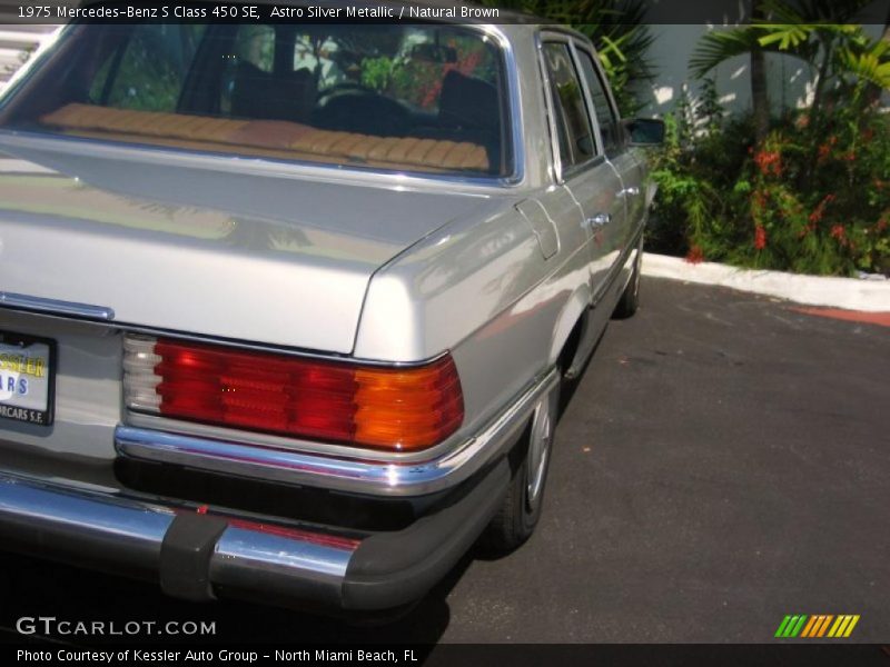 Astro Silver Metallic / Natural Brown 1975 Mercedes-Benz S Class 450 SE