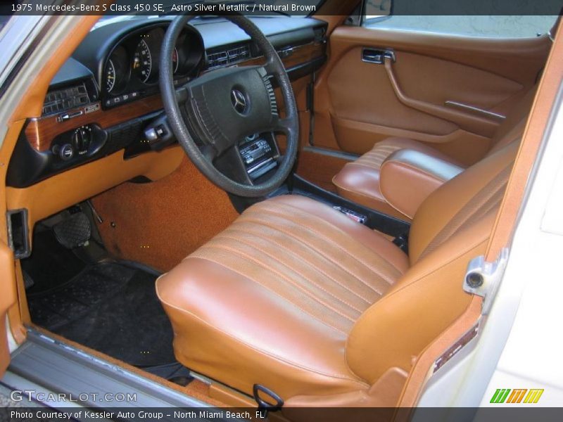 Natural Brown Interior - 1975 S Class 450 SE 