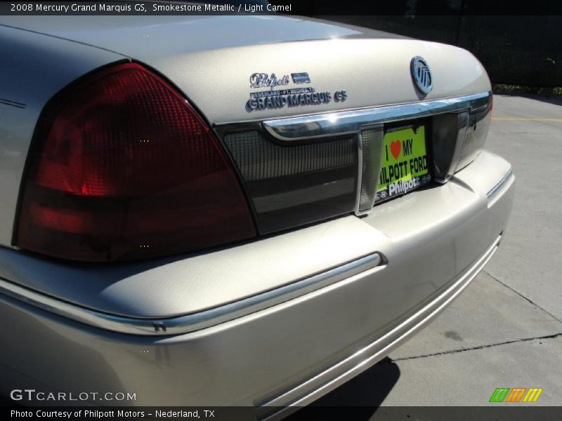 Smokestone Metallic / Light Camel 2008 Mercury Grand Marquis GS