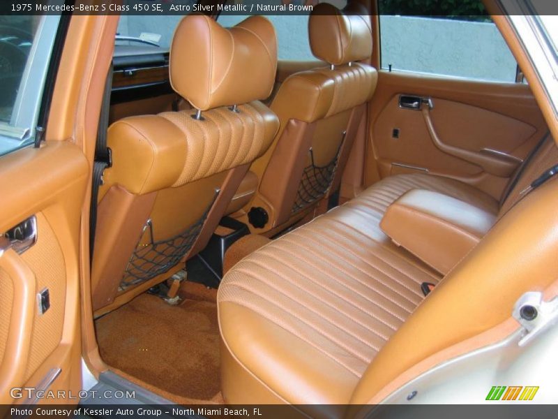  1975 S Class 450 SE Natural Brown Interior