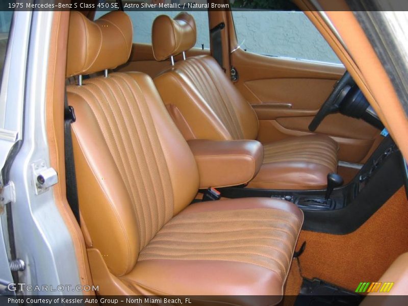  1975 S Class 450 SE Natural Brown Interior