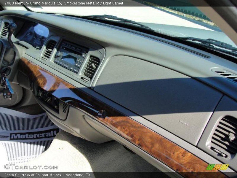 Smokestone Metallic / Light Camel 2008 Mercury Grand Marquis GS