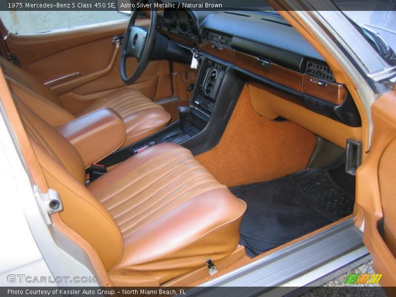  1975 S Class 450 SE Natural Brown Interior