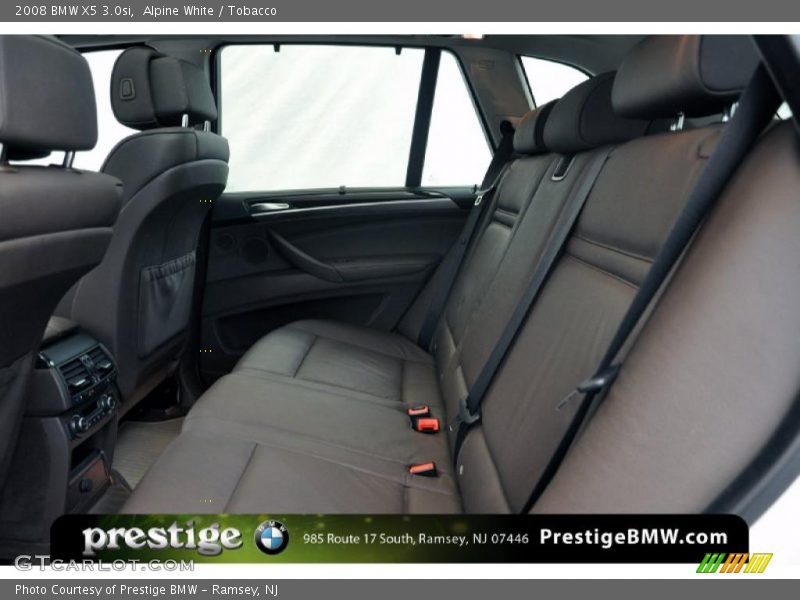Alpine White / Tobacco 2008 BMW X5 3.0si
