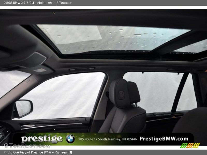 Alpine White / Tobacco 2008 BMW X5 3.0si